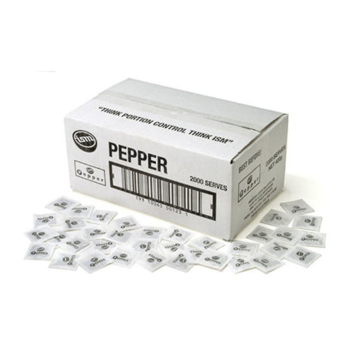 ISM Pepper Portions - Ctn (2000 x 1g)