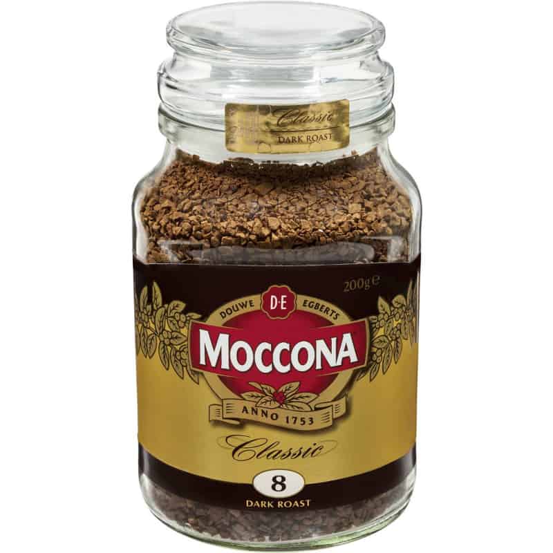 Moccona Coffee Freeze Dried Dark Roast Jar 200gm
