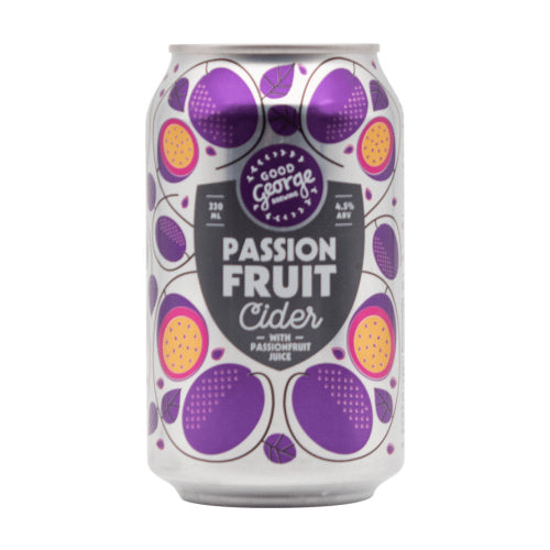 Good George Passionfruit Cider Cans 330ml