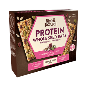 Nice & Natural Protein Bar Cranberry & Raspberry 150GM