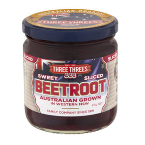 Three Threes Sweet Sliced Beetroot 415gm